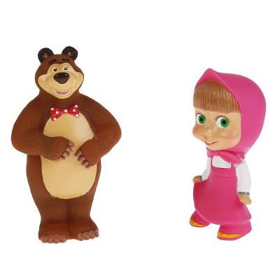 Набор игрушек для ванны Маша и Медведь Капитошка 117R-PVC 01